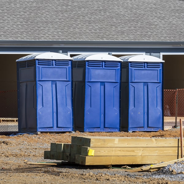 how do you ensure the portable toilets are secure and safe from vandalism during an event in Bruce South Dakota